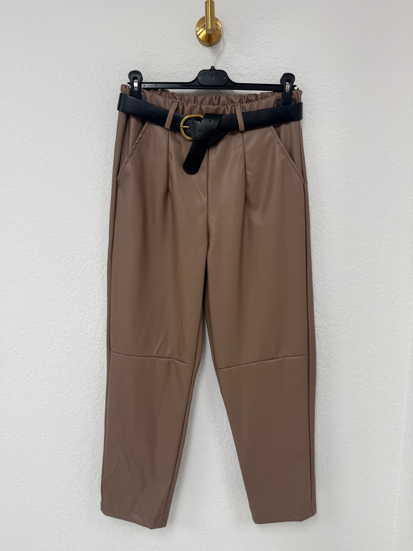 Faux Italian Leather Pants