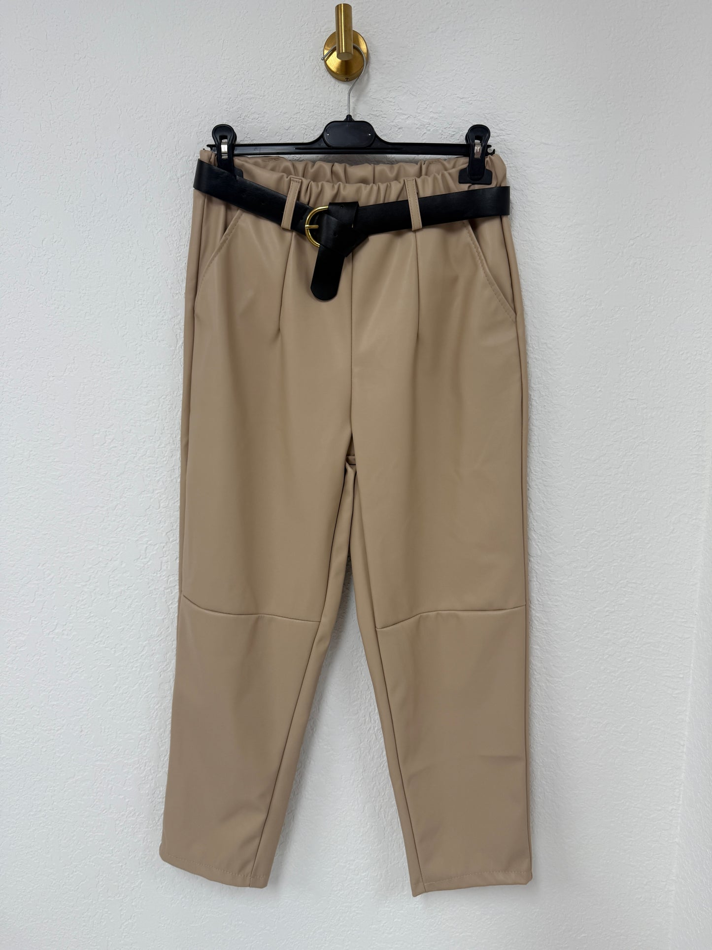 Faux Italian Leather Pants