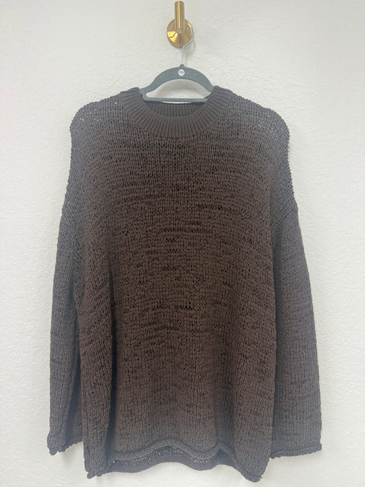 Brown Knit Sweater