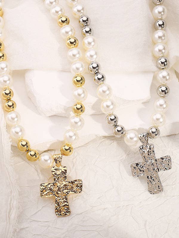 Geometric Necklaces Accessories: SILVER / One_size