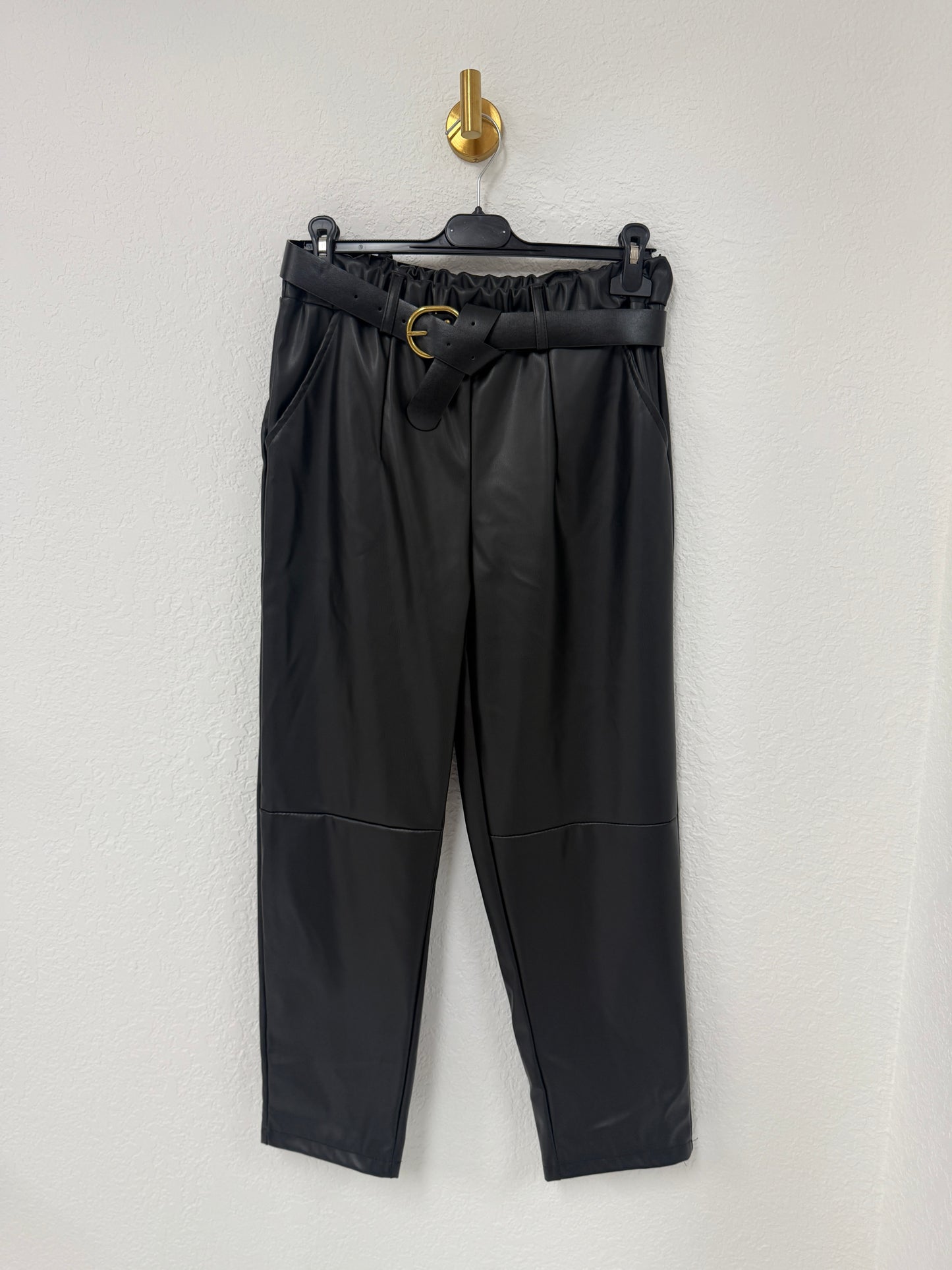 Faux Italian Leather Pants
