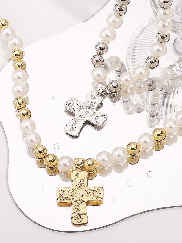 Geometric Necklaces Accessories: GOLD / One_size