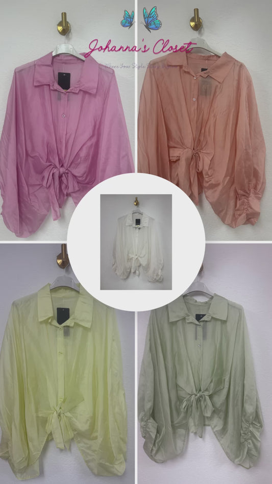 Italian Sheer Blouse